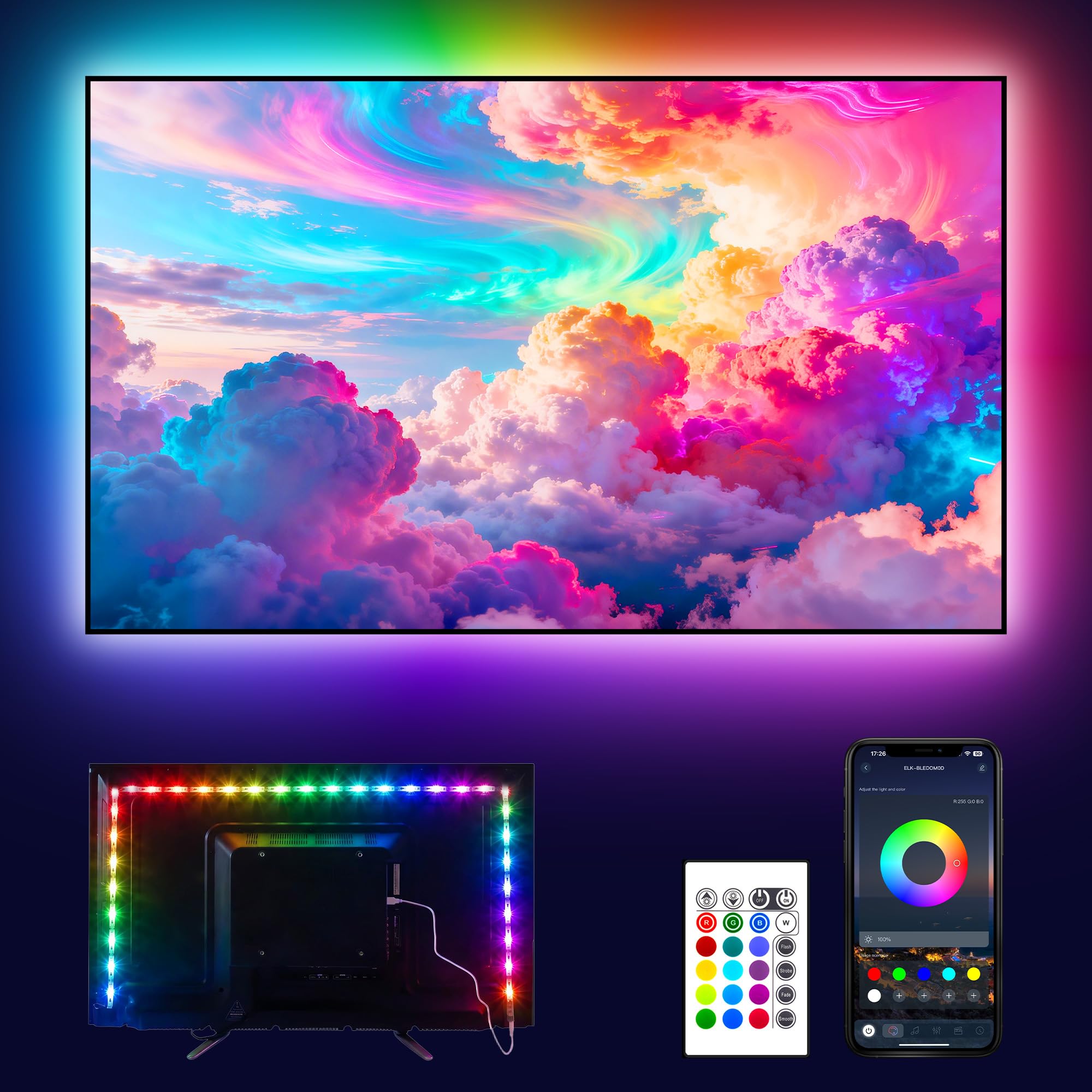 Amazon.com: PANGTON VILLA TV LED Backlight for 40-60 Inch TV, 8.2